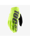 Мотоперчатки 100% Brisker Fluo Yellow