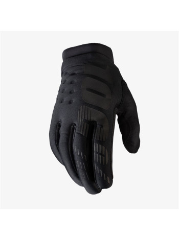 Мотоперчатки 100% Brisker Black/Grey