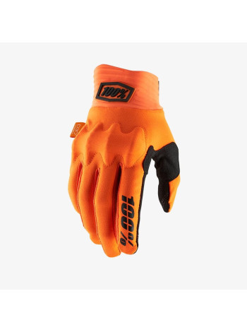 Перчатки кроссовые 100% Cognito D3O Fluo Orange/Black