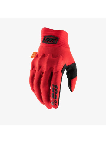 Перчатки кроссовые 100% Cognito D3O Red/Black