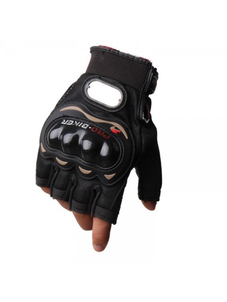 Перчатки без пальцев Pro-Biker MCS-04 Black
