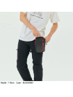 На бедро мотосумка Taichi BELT POUCH Black-Red