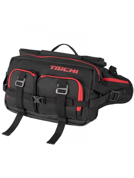 Мотосумка на бедро Taichi WP HIP BAG (L) Black/Red
