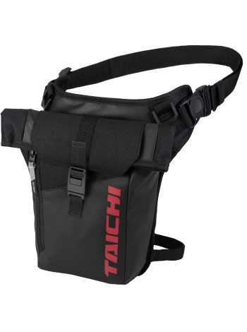 На бедро мотосумка Taichi WP LEG POUCH Black/Red