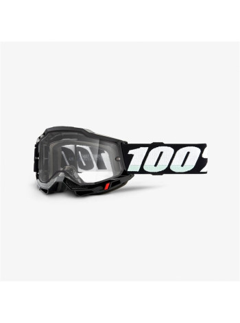 Маска кроссовая 100% Accuri 2 Enduro Goggle Black / Clear Dual Lens