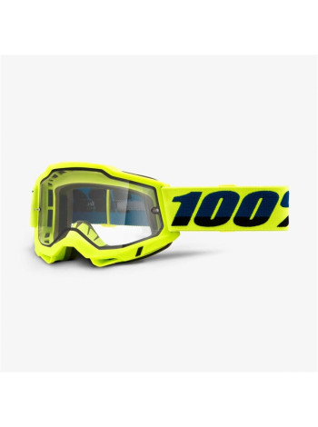 Маска кроссовая 100% Accuri 2 Enduro Goggle Fluo Yellow / Clear Dual Lens