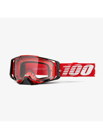 Очки кроссовые 100% Armega Red / Clear