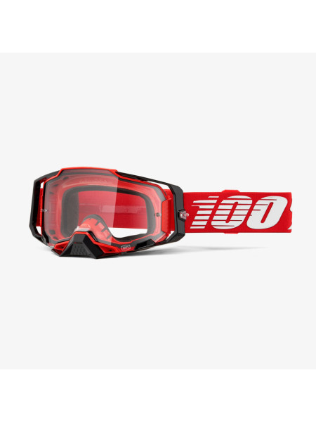 Очки 100% Armega Red / Clear