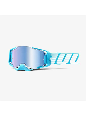 Маска кроссовая 100% Armega Goggle Oversized Sky / Mirror Blue Lens