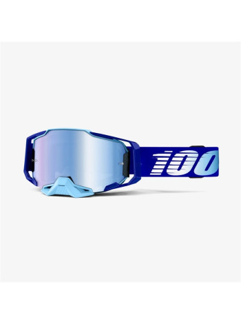 Маска кроссовая 100% Armega Goggle Royal / Mirror Blue Lens