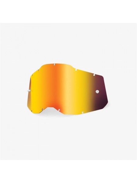 Линза 100% RC2/AC2/ST2 Replacement Lens Mirror Red