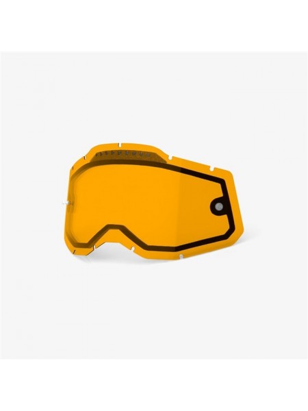 Линза 100% RC2/AC2/ST2 с вентилируемым двойным стеклом Оранжевая