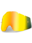 Линза зеркальная для мото масок 100% Racecraft/Accuri/Strata Anti-Fog Mirror Gold