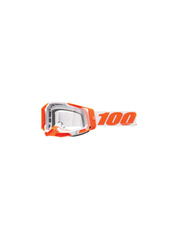 Маска кроссовая 100% Racecraft 2 Goggle Orange / Clear Lens
