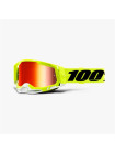 Маска кроссовая 100% Racecraft 2 Goggle Fluo Yellow / Mirror Red Lens