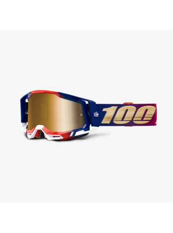 Маска кроссовая 100% Racecraft 2 Goggle United / True Gold Lens