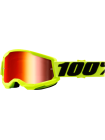 Маска 100% Strata 2 Goggle Yellow / Mirror Red Lens