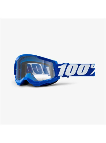 Маска кроссовая 100% Strata 2 Goggle Blue / Clear Lens
