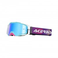 Маска кроссовая Acerbis VITRION MIRROR Light Blue/White
