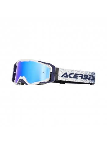 Маска кроссовая Acerbis VITRION MIRROR White/Blue