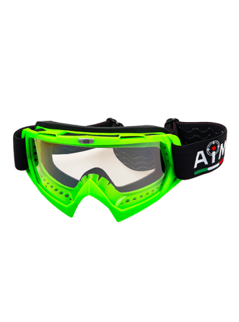 Маска кроссовая AiM 634-600 Green