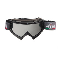 Маска кроссовая AiM (PRO) 157-100 Black Glossy