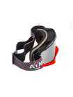 Маска кроссовая AiM (PRO) 157-500 Black-Red Glossy