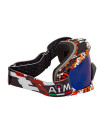 Маска кроссовая AiM (PRO) 157-700 Red-White-Black Glossy