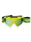 Кроссовая маска AiM (PRO) 157-900 Lime-White Glossy
