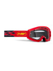 Маска FMF Powercore Flame красная с прозрачной линзой