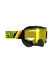 Маска зимняя кроссовая Leatt Velocity 4.5 SNX 2024 Citrus Yellow 70%