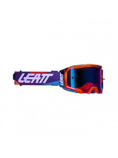 Маска Leatt Velocity 5.5 V22 Iriz Neon Orange Blue UC 26%