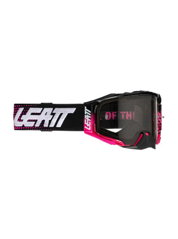 Маска Leatt Velocity 6.5 V22 Neon Pink Light Grey 58%