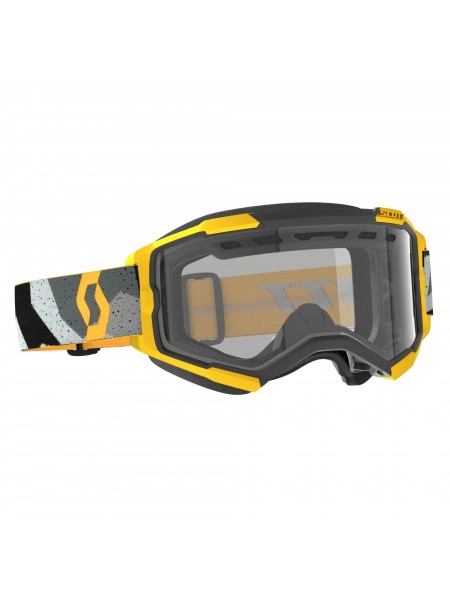 Маска SCOTT Fury Enduro camo grey/yellow clear
