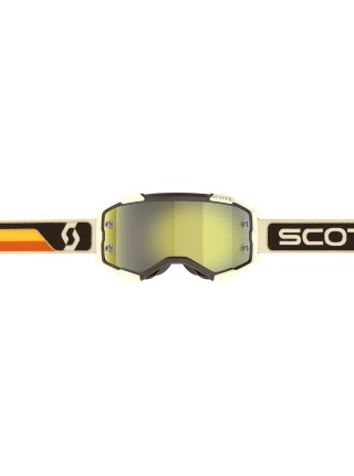 Маска SCOTT Fury deep brown/beige yellow chrome works