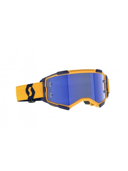 Маска SCOTT Fury dark yellow/dark blue/blue chrome works