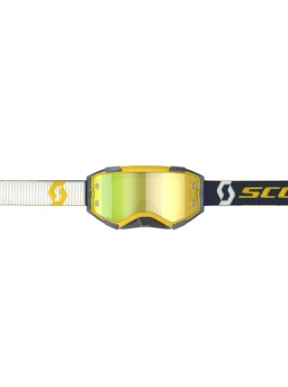 Маска SCOTT Fury yellow/blue yellow chrome works