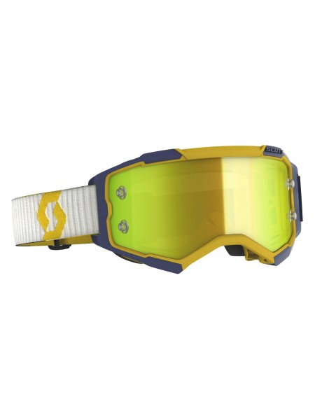 Маска SCOTT Fury yellow/blue yellow chrome works