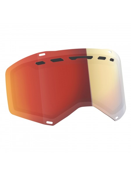 Линза для снегоходных очков SCOTT Prospect/Fury light sensitive red chrome
