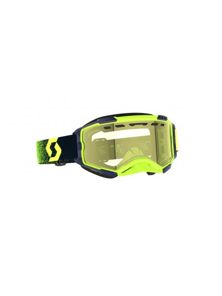 Маска снегоходная SCOTT Fury Snow Cross neon green/neon yellow/yellow