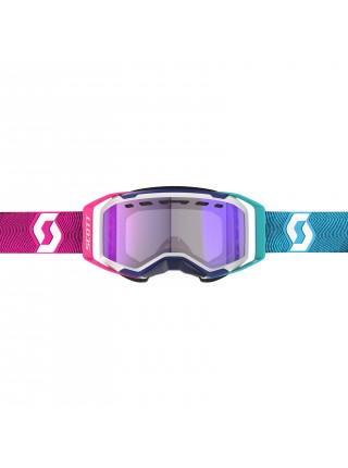 Маска снегоходная SCOTT Prospect 2.0 SMB LS stealth blue/radiant pink