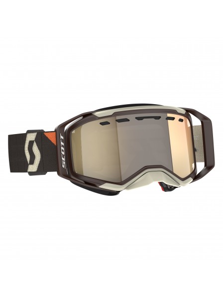 Маска снегоходная SCOTT Prospect 2.0 SMB LS beige/brown AMP LS bronze chrome S1-3