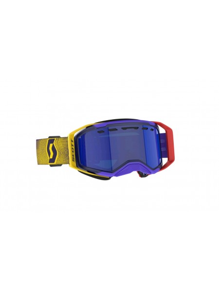 Маска снегоходная SCOTT Prospect 2.0 SMB 2025 chrome red/yellow enhancer blue chrome