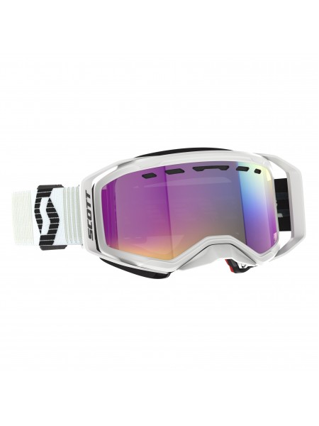 Маска снегоходная SCOTT Prospect 2.0 SMB 2025 chrome white/black/AMP teal chrome S2
