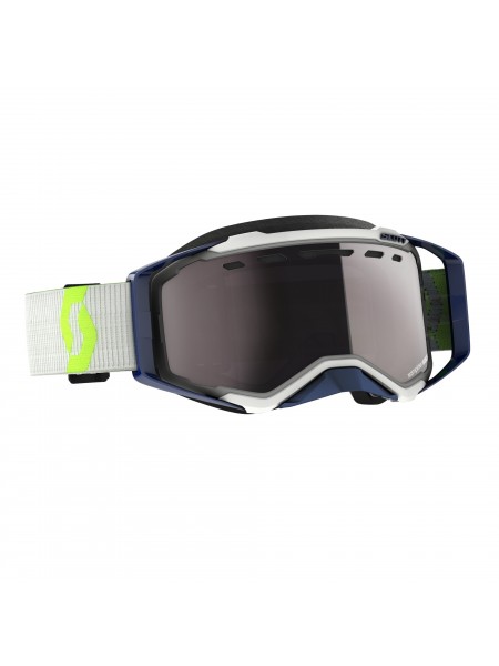 Маска снегоходная SCOTT Prospect Snow Cross grey/yellow/enhancer silver chrome