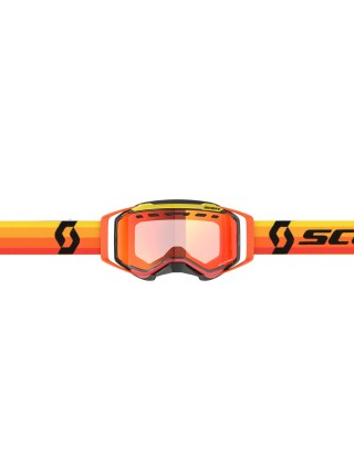 Маска снегоходная SCOTT Prospect Snow Cross orange/yellow enhancer red chrome