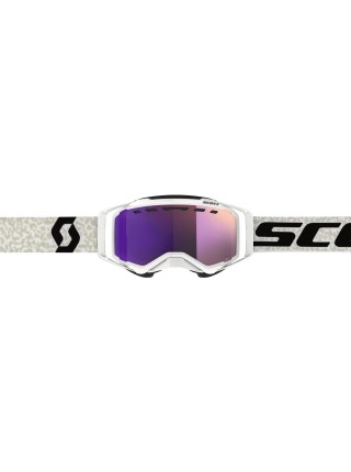 Маска снегоходная SCOTT Prospect Snow Cross white/black/enhancer purple chrome