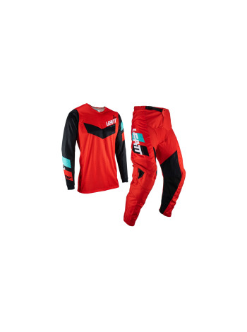 Джерси + штаны Leatt 3.5 Ride Kit Red 2023
