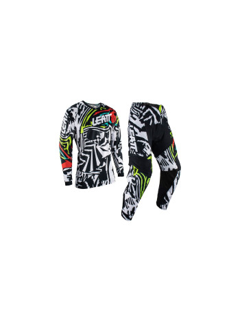 Джерси + штаны Leatt 3.5 Ride Kit Zebra 2023