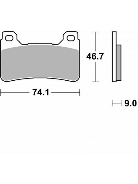 Тормозные колодки Braking Super Sintered P1R899